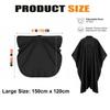 Barber Cape - 12pcs Waterproof Hair Cutting Cape with Snap Closure, Anti-Static Salon Apron for Women, Men, Kids - Professional & Home Use   view 3