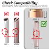 FRASAM 6Pack Facial Rose Gold Gen 3 Replacement Heads for Flawless Hair Remover Generation 3, 18K Gold Double Blades view 2