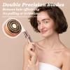 FRASAM 6Pack Facial Rose Gold Gen 2 Replacement Heads for Flawless Hair Remover Generation 2, 18K Gold Double Blades view 2