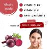 Beetroot Powder for Face Pack, Hair, Skin, Lip | 100% Pure Organic Beetroot Powder - 100g view 2