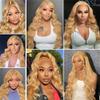 Blonde Bundles Human Hair Body Wave Bundles 12 14 16 Inch Unprocessed Brazilian Virgin Remy Hair 3 Bundle #27 Honey Blonde Body Wave Human Hair Extensions For Women 50 Gram Per Bundle view 2