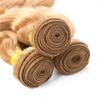 Blonde Bundles Human Hair Body Wave Bundles 12 14 16 Inch Unprocessed Brazilian Virgin Remy Hair 3 Bundle #27 Honey Blonde Body Wave Human Hair Extensions For Women 50 Gram Per Bundle view 4