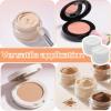 12 Pcs Cotton Powder Puffs 2.3 Inch Round Powder Puff Washable Cotton Makeup Dusting Powders Puffs with Ribbon Face Powders Velour Puff Pads for Loose Foundation Body Cosmetic White Gifts view 3