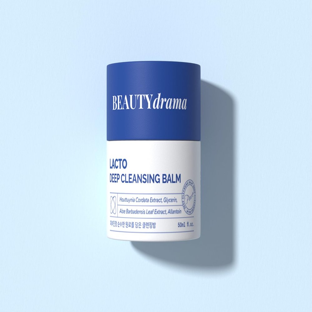 BEAUTYdrama Lacto Deep Cleansing Balm  Probiotic-Infused Gentle Makeup Remover for Sensitive Skin  1.76Fl oz.
