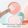 50 Pcs Blender Makeup, Finger Powder Puff, Mini Makeup Sponge Set for Foundation, Concealer, Face Powder, Under Eye Setting, Cosmetic Tool (Skin color, pink, gray, purple, blue) view 4