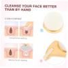 Baluue Wood Handle Face Washing Brush for Gentle Facial Cleansing and Massage Soft Bristles Prevent Scratching Deep Pore Cleaning for Smooth Skin and Relaxed Scalp Suitable for Daily Use view 3