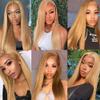 Blonde Bundles Human Hair Straight Bundles 30 30 30 Inch Unprocessed Brazilian Virgin Remy Hair 3 Bundle #27 Honey Blonde Straight Human Hair Extensions For Women 50 Gram Per Bundle view 2