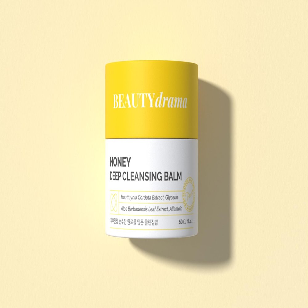BEAUTYdrama Honey Deep cleansing Balm  Rich Honey Formula, Makeup & Sunscreen Remover, Nourishing Moisture - 1.76fl oz.