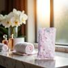 1000 Sheets Pink Portable Disposable Paper Soap Portable,Travel Hiking Washing Hand Bath Toiletry Paper Soaps Sheets,Portable Gentle Soaps Papers for Kids Women,Foot and Hand Care view 4