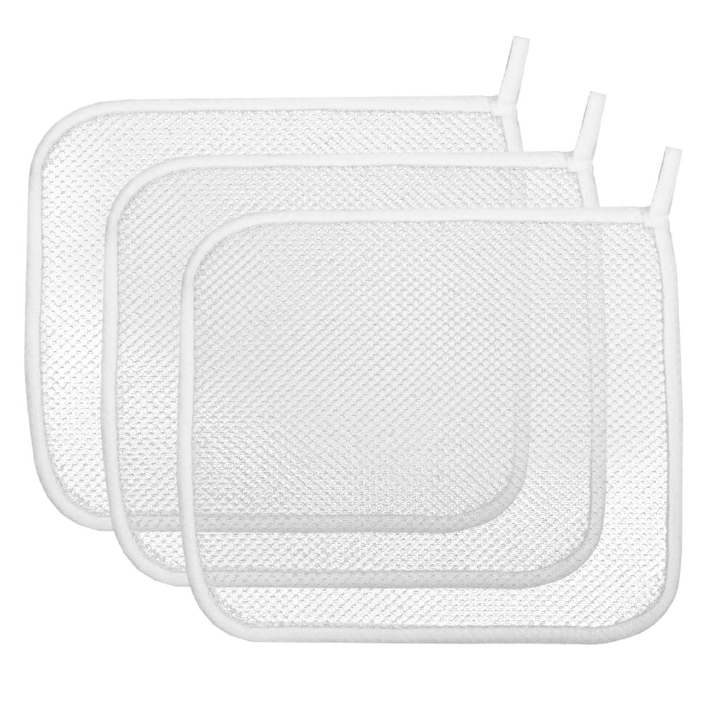 3PCS Exfoliating Washcloth, Exfoliating Face Body Wash Cloths for Showering Exfoliator Scrubber Dual-Sided Wash Towels Bath Washcloths for Body and Face Men Women Travel