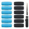 12 Pcs Replacement Rollers Head Refills Compatible with Amope Pedi-Perfect Pro Electric Callus Remover Foot File (6 Extra Coarse & 6 Regular Coarse) view 1
