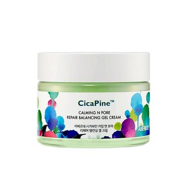 ABEREDE Cicapine Calming & Pore Repair Balancing Gel Cream 1.69 fl oz / 50ml, Cica Soothing Gel Cream for Sensitive & Acne-Prone Skin, Pore Minimizing & Tightening Moisturizer Vegan K-Beauty Skincare