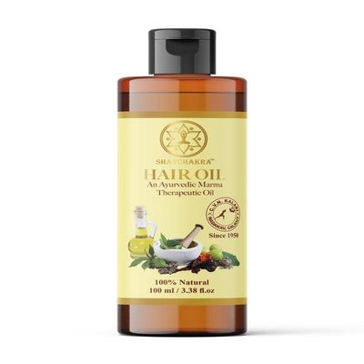 Ayurvedic Hair Oil for Hair Growth Natural Herbal Oil for Hair Fall Control, Scalp Nourishment & Strong Shiny Hair | 100 ml