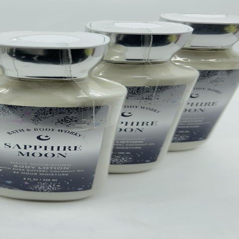3 SAPPHIRE MOON Daily Nourishing Bath & Body Super Smooth Body Lotion 8 OZ