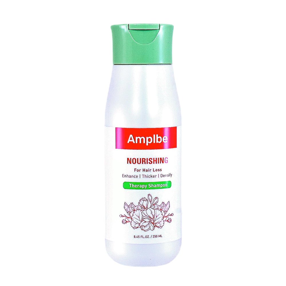 Amplbe Thickening and Nourishing ShampooFor Thinning HairStrengthens Roots, Deeply Nourishes & Promotes Fuller, Healthier HairSoft, Flowing Hair ConfidencePlant-Based, 100% Vegan8.45 floz (250ml)