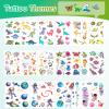150+ Kids Glitter Temporary Tattoos for Boys  Individually Wrapped, Waterproof Tattoo Stickers  Mermaid, Dinosaur, Animal, Ocean, Space & More view 3