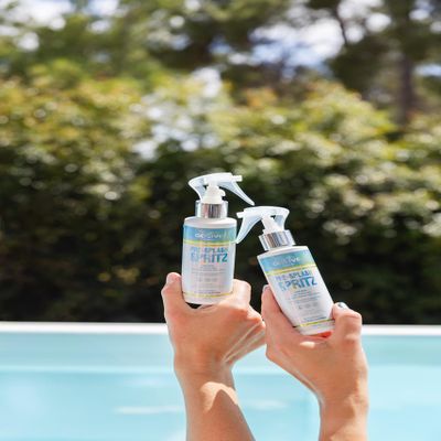 Pre-Swim Hair Protection Spray Chlorine, Salt Water & Sauna for Swimmers - Coconut Oil, Jojoba, Aloe Vera & Vitamin E Leave-In Conditioner - Protects Color-Treated & Dry Hair, Made in USA