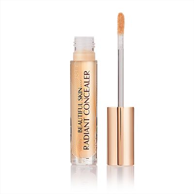 Charlotte Tilbury Beautiful Skin Concealer - Under Eye Concealer & Color Corrector for Dark Circles - Hydrating, Medium-Buildable Coverage with a Radiant, Natural-Looking Finish - 5 Medium