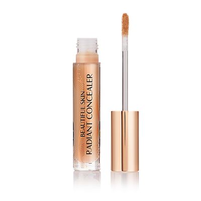 Charlotte Tilbury Beautiful Skin Concealer - Under Eye Concealer & Color Corrector for Dark Circles - Hydrating, Medium-Buildable Coverage with a Radiant, Natural-Looking Finish - 8.5 Medium