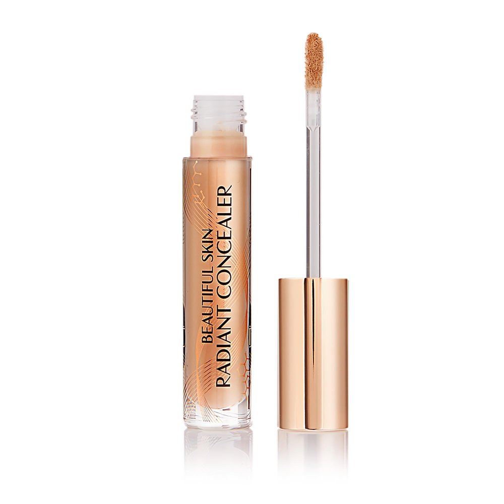 Charlotte Tilbury Beautiful Skin Concealer - Under Eye Concealer & Color Corrector for Dark Circles - Hydrating, Medium-Buildable Coverage with a Radiant, Natural-Looking Finish - 8.5 Medium
