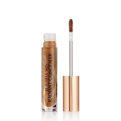 Charlotte Tilbury Beautiful Skin Concealer - Under Eye Concealer & Color Corrector for Dark Circles - Hydrating, Medium-Buildable Coverage with a Radiant, Natural-Looking Finish - 12 Tan