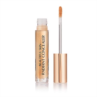 Charlotte Tilbury Beautiful Skin Concealer - Under Eye Concealer & Color Corrector for Dark Circles - Hydrating, Medium-Buildable Coverage with a Radiant, Natural-Looking Finish - 7 Medium