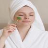 Green Natural Gua Sha Lymphatic Drainage Massager, Facial Tools & Jade Roller for Skincare, Self Care Gifts for Women, Face Massager Tool, Spa & Relaxation Gifts, Beauty & Personal Care view 3