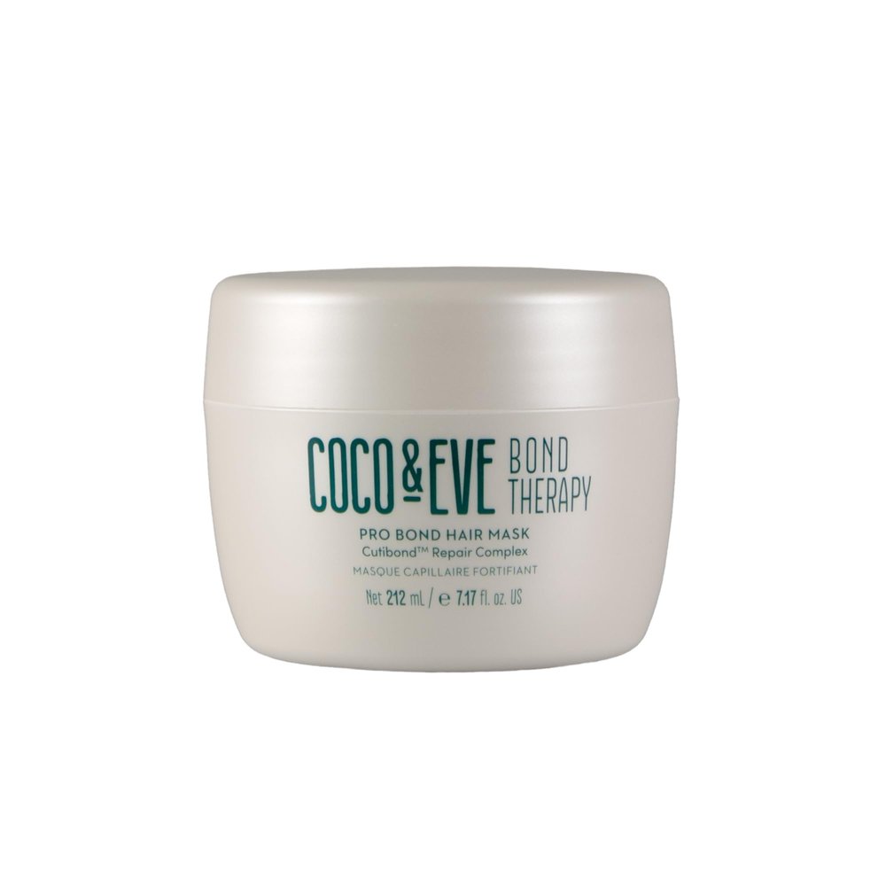 Coco & Eve Bond Therapy Pro Bond Hair Mask. Strengthening Bond-Building Treatment with Cutibond Repair Complex. Nourishes, Hydrates, Reduces Breakage for Damaged Chemically Treated Hair (7.17 fl oz)