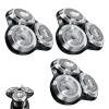 SH90 Replacement Rotary Heads Compatible with Philips Norelco Shavers Series 9000,Replacement Shaver Head with Upgrade Double-Layer Precision Blades for Men's Shaving (3PC-Silver) view 1
