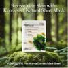 All Natural Houttuynia Cordata Mask Sheet - Heartleaf Soothing & Sebum Control Facial Sheet Mask, Gentle Formula for Daily Use (13ea) view 2