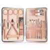 16/18Pcs Nail Cutter Pedicure Scissors Set Stainless Steel Hook Portable Manicure Nail Clipper Tool Set Makeup18pcs(18pcs) view 1
