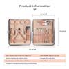 16/18Pcs Nail Cutter Pedicure Scissors Set Stainless Steel Hook Portable Manicure Nail Clipper Tool Set Makeup18pcs(18pcs) view 2