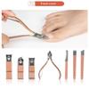 16/18Pcs Nail Cutter Pedicure Scissors Set Stainless Steel Hook Portable Manicure Nail Clipper Tool Set Makeup18pcs(18pcs) view 4