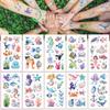 100 Pcs Ocean Animals Temporary Tattoos, Washable Sea Creature Tattoos Stickers, Ocean Theme Party Tattoos, Under The Sea Party Decorations for Parties, Classrooms view 1