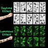 10 Sheets Dinosaur Temporary Tattoos, Waterproof Luminous Dino Tattoo Stickers, Glow in the Dark Dinosaur Theme Makeup Fake Tattoo for Birthday Parties, Holiday Supplies view 4