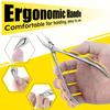 Ingrown Toenail Clippers Straight Blade Toe Nail Clippers for Thick Nails for Seniors, Stainless Steel Nail Clippers for Thick Toenails Ultra Slim 16mm Blade Podiatrist Nail Clippers (Straight Blade) view 3