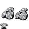 1PC SH90 Replacement Rotary Heads Compatible with Philips Norelco Shavers Series 9000,Replacement Shaver Head with Upgrade Double-Layer Precision Blades for Men's Shaving (Silver 2) view 1