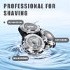 1PC SH90 Replacement Rotary Heads Compatible with Philips Norelco Shavers Series 9000,Replacement Shaver Head with Upgrade Double-Layer Precision Blades for Men's Shaving (Silver 2) view 2