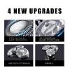 1PC SH90 Replacement Rotary Heads Compatible with Philips Norelco Shavers Series 9000,Replacement Shaver Head with Upgrade Double-Layer Precision Blades for Men's Shaving (Silver 2) view 4