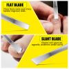 Pedicure Knife Set, 4PCS Professional Pedicure Tools for Feet, Ingrown Toenail Removal Blades Kit, Stainless Steel Corn Removers, Foot Scraper, Callus Shaver Foot Blades, Dead Skin Removal view 4