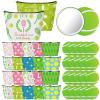 40 Pcs Tennis Gifts for Women Funny Cosmetic Bag Inspirational Makeup Bag Tennis Accessories for Women Sports Lovers Players Coach Team Staff Teacher Volunteer Sports Party Supply Gifts view 1