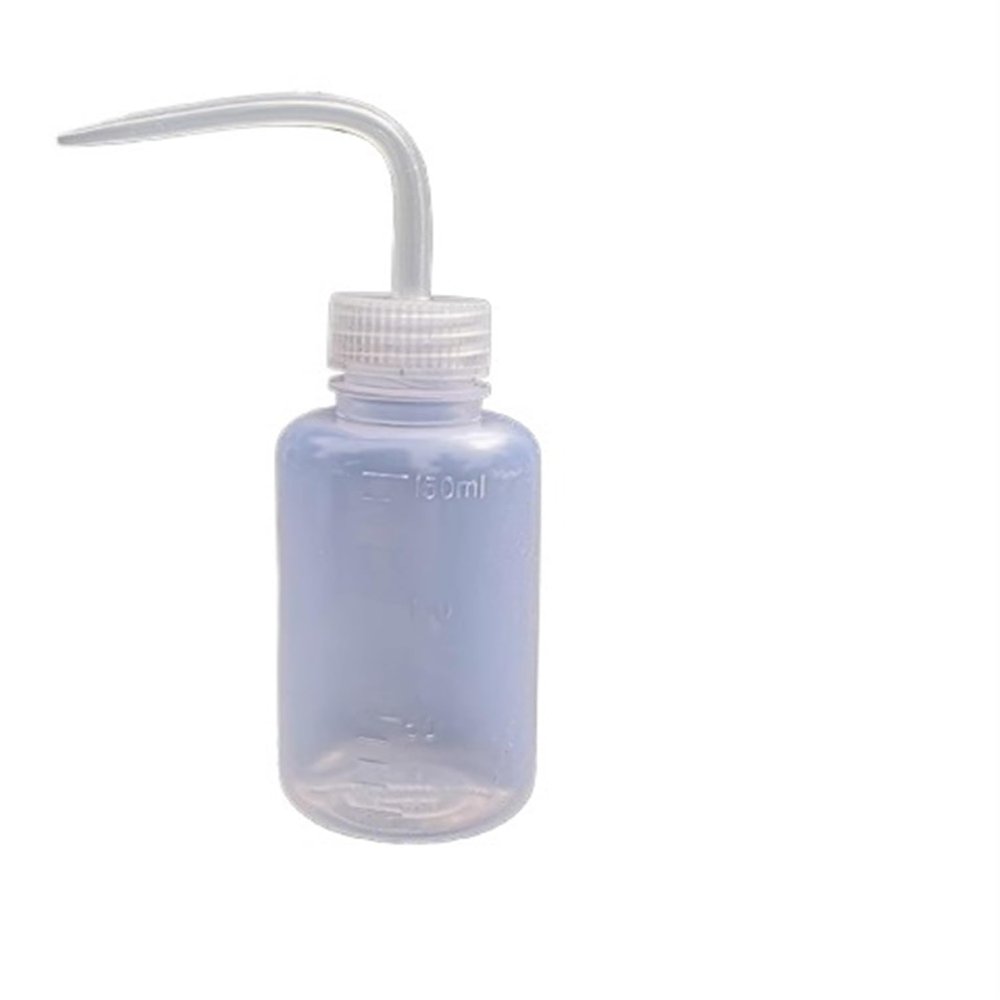 150ml 250ml 500ml 1000ml Plastic Squeeze Bottle Cleaning Elbow Bottle Red White Tip Scale (A 150ml 10pcs)