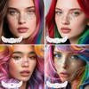 8Pcs Face Makeup Patches, Glitter Freckles Face Tattoo for Teenagers & Young Women, Sparkle Freckles Makeup Patches, Waterproof Face Glitter Freckles for Christmas (8PcsE Rainbow) view 4