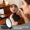 Pasonly 50 Pcs Compact Mirror Bulk, Small Pocket Mirror for Purse Travel Makeup Mirror for Women Girls Daily Use, Party Favors Quinceanera Gift,Black view 4