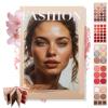 5 Layer Makeup Book Palette, 24-Color Eyeshadow Palette - 5-Layer Book-Style Foldable Makeup Palette Set with 67 Pro Shades, Long Lasting High Pigment Eye Shadow & Highlighter & Blush for Women view 1