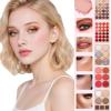 5 Layer Makeup Book Palette, 24-Color Eyeshadow Palette - 5-Layer Book-Style Foldable Makeup Palette Set with 67 Pro Shades, Long Lasting High Pigment Eye Shadow & Highlighter & Blush for Women view 3