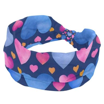 1 Pack Art Love-1713 Elastic Soft Fabric Non-Slip Women's Fashion Headbands - Soft, Wide, and Stylish for All Occasions