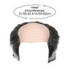 Zonfer Bald Head Wigs Bald Cap with Hairs Balding Wig Hat Old Man Wig Headwear for Halloween Carnival Cosplay Costume Parties Fancy Dress view 4