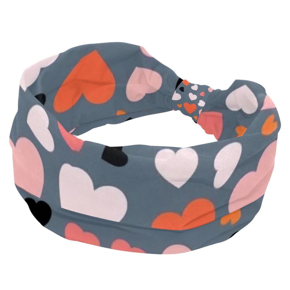 1 Pack Art Love-1746 Elastic Soft Fabric Non-Slip Women's Fashion Headbands - Soft, Wide, and Stylish for All Occasions