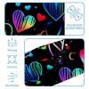 1 Pack Headbands for Women Non Slip Elastic Sports Hair Bands for Women, Soft Cloth Headband for Workout Yoga Fashion Hair Accessories,Art Love-1727 view 4
